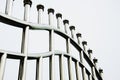 Stainless steel fence Royalty Free Stock Photo