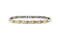 Stainless Steel Gold Silver XOXO Magnetic Bracelet