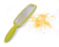 Stainless steel grate zester and lemon peel, zest