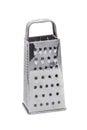 Stainless steel grater kitchen hardware Isolated over white background Royalty Free Stock Photo