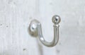 Stainless steel Hook on Wall Royalty Free Stock Photo