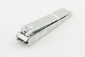 Stainless steel nail clippers isolated Royalty Free Stock Photo