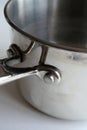 Stainless Steel Pot Royalty Free Stock Photo
