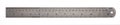 Stainless Steel Ruler Royalty Free Stock Photo