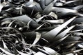 Stainless steel scrap Royalty Free Stock Photo