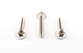Stainless Steel Screws, Isolated Royalty Free Stock Photo