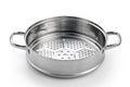 stainless steel steamer tray Royalty Free Stock Photo