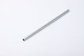 Stainless steel straw isolated background Royalty Free Stock Photo