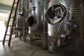 Stainless steel tanks wine fermenters