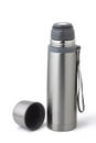stainless steel thermos Royalty Free Stock Photo