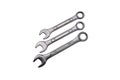 Stainless steel three wrench or spanners size 12,13,14 mm