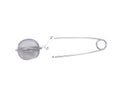 Stainless steel traditional tea strainer Royalty Free Stock Photo
