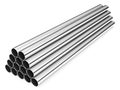 Stainless steel tubes Royalty Free Stock Photo