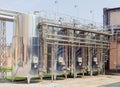 Stainless steel vessels for production of wine in modern winery