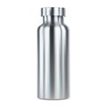 Stainless steel water bottle mockup. Thermo flask Royalty Free Stock Photo