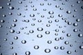 Stainless Steel Water Drops Background Royalty Free Stock Photo