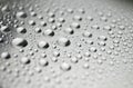 Stainless Steel Water Drops Background Royalty Free Stock Photo