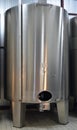 Stainless steel wine tanks.