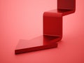 Stair arrow business concept rendered Royalty Free Stock Photo