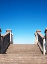 Stair and sky Royalty Free Stock Photo