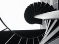 Stair step Black staircase Modern building Architecture Abstract
