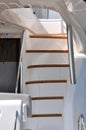 Stair in yacht Royalty Free Stock Photo