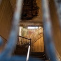 Staircase in abandoned building Royalty Free Stock Photo