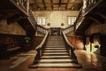 Staircase in an abandoned palace