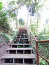 Staircase at BuaTong Waterfall Forest Park