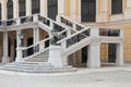 Staircase Castle SchÃÂ¶nbrunn in Vienna Royalty Free Stock Photo