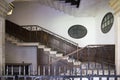 Staircase from the courtyard, Hampton Court Palace. London, Uk - May 11, 2018