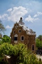 Foreground of the Gaudi house Royalty Free Stock Photo