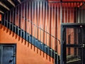 Staircase and fire escape Royalty Free Stock Photo