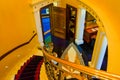 The staircase between the first and second floor Suite of the Burj al Arab. Royalty Free Stock Photo