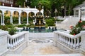 Staircase at the fountain