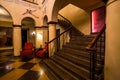 Staircase and furniture in the historical Hotel Seville