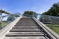 Staircase in a green environment