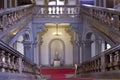 Staircase of the historic Palazzo Arese Litta in Milan