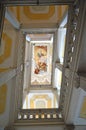 Staircase of Honour at  The Archbishop`s Palace Udine, Italy Royalty Free Stock Photo