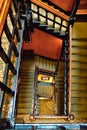 Staircase inside the 1886 Crescent Hotel & Spa A Historic Hotel of America