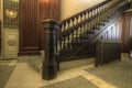 Staircase inside Historic Courthouse Royalty Free Stock Photo