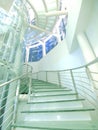 Staircase made by glass