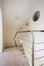 Staircase in a modern apartment Royalty Free Stock Photo