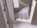 Staircase modern interior Royalty Free Stock Photo