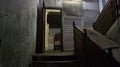 Staircase in the old part of the abandoned house in Tver.