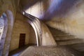 Staircase in the Palace of Carlos V in the Alhambra in Granada Royalty Free Stock Photo