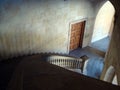 Staircase of the Palace of Carlos V in Granada Royalty Free Stock Photo