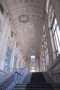 Staircase of Palazzo Madama in Turin Royalty Free Stock Photo
