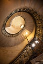 The staircase at the Radcliffe Camera, Oxford University in Oxford Royalty Free Stock Photo