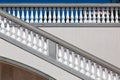 Staircase with railings and balustrades. Royalty Free Stock Photo